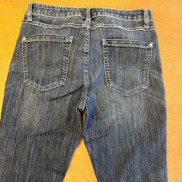 Cuffed Skinny Ankle Jeans size 6 - Picture 3 of 4